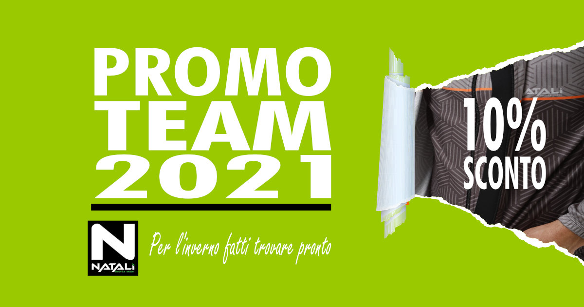 Promo Team Luglio 2021 | Abbigliamento Invernale Natali