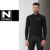Maglia Black Thermal Ciclismo per inverni miti con trattamento Waterprof