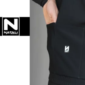 Maglia Black Thermal Ciclismo per inverni miti con trattamento Waterprof - detail