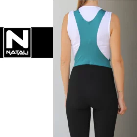 Pantalone 3/4 Felpato Ciclismo - Donna Zuava - By Natali - Back