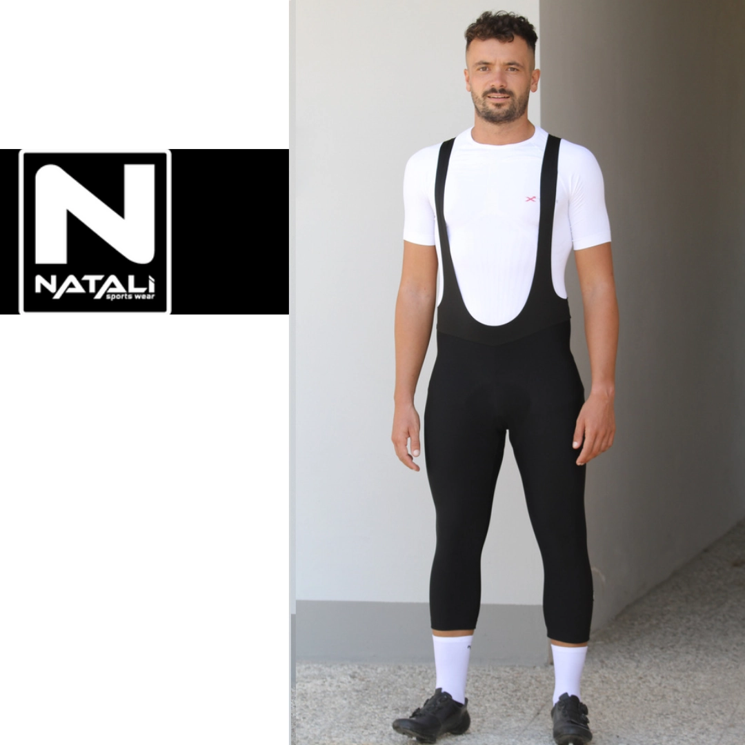 Pantalone 3/4 Felpato Zuava uomo - ciclismo fondello 8h