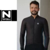 Giacca invernale ciclismo modello square ocean black by Maglificio Natali
