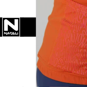 Maglia Ciclismo - Thermo Orange Natali - Dettaglio Tasca