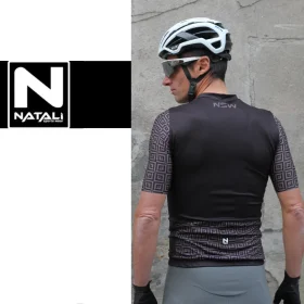 Maglia estiva ciclismo "Black Tails" Retro